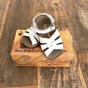 Salt Water Kids White Sandals